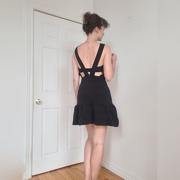 Sandro Elegant Black Sleeveless Dress - Picture 5 of 10